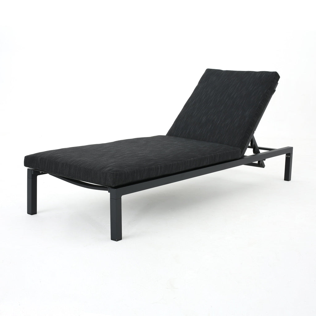Navan Chaise Lounge - Dark Gray