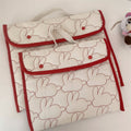 Embroidered Rabbit Pattern Portable Tablet Storage Bag