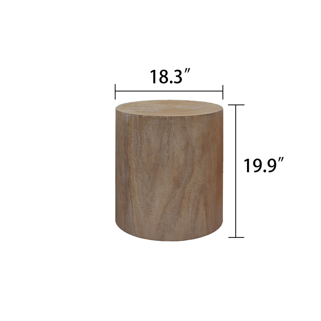 Set of 3 Rounded Wood Coffee Tables