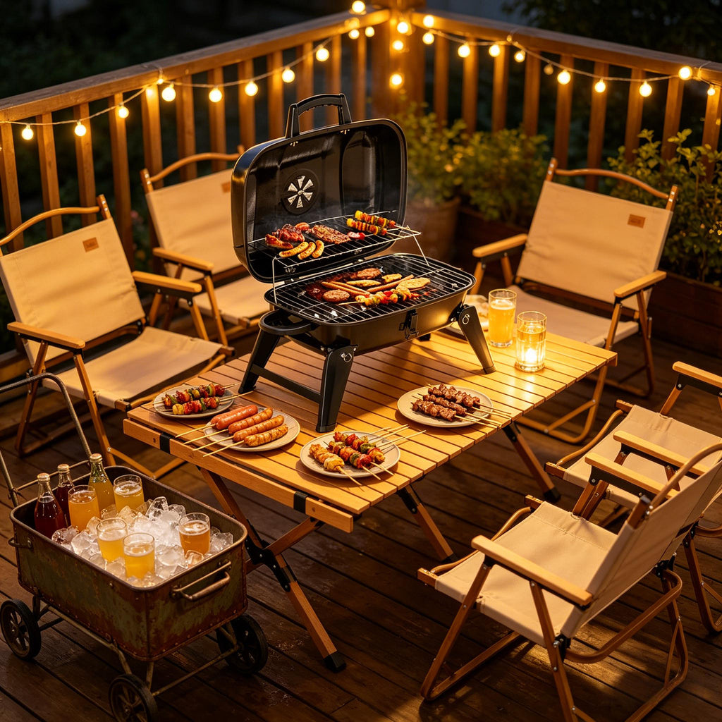 Small Portable Charcoal BBQ Grill