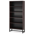70.87" 5-Tier Sandalwood Heavy Duty Bookshelf