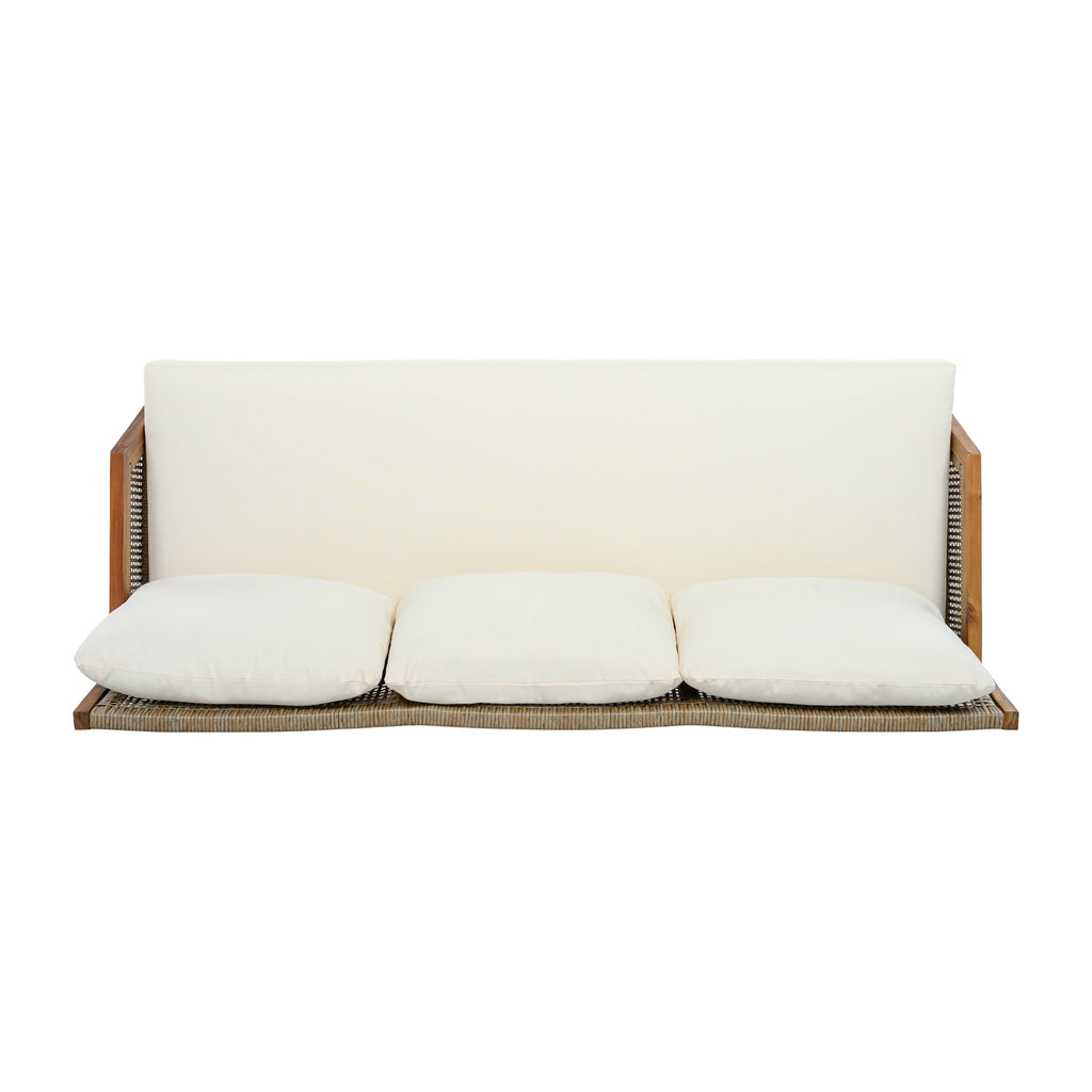 3 Piece Acacia Wood Patio Furniture Set