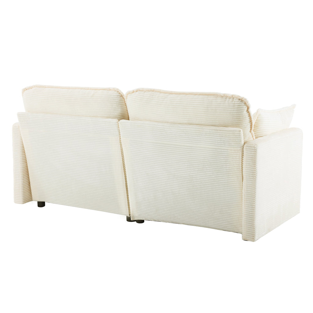 69" Plush Cloud Loveseat: Modular 2-Seater Sectional Sofa