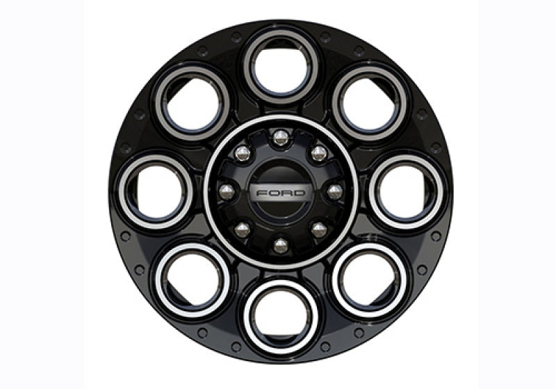 Ford Racing 23-24 Super Duty 20x8in Wheel Kit - Black w/Machined Face M-1007K-S2008GBM2