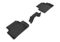 3D MAXpider 2017-2019 Audi A4/S4/A5 Sportback/S5 Sportback Kagu 2nd Row Floormats - Black L1AD04221509