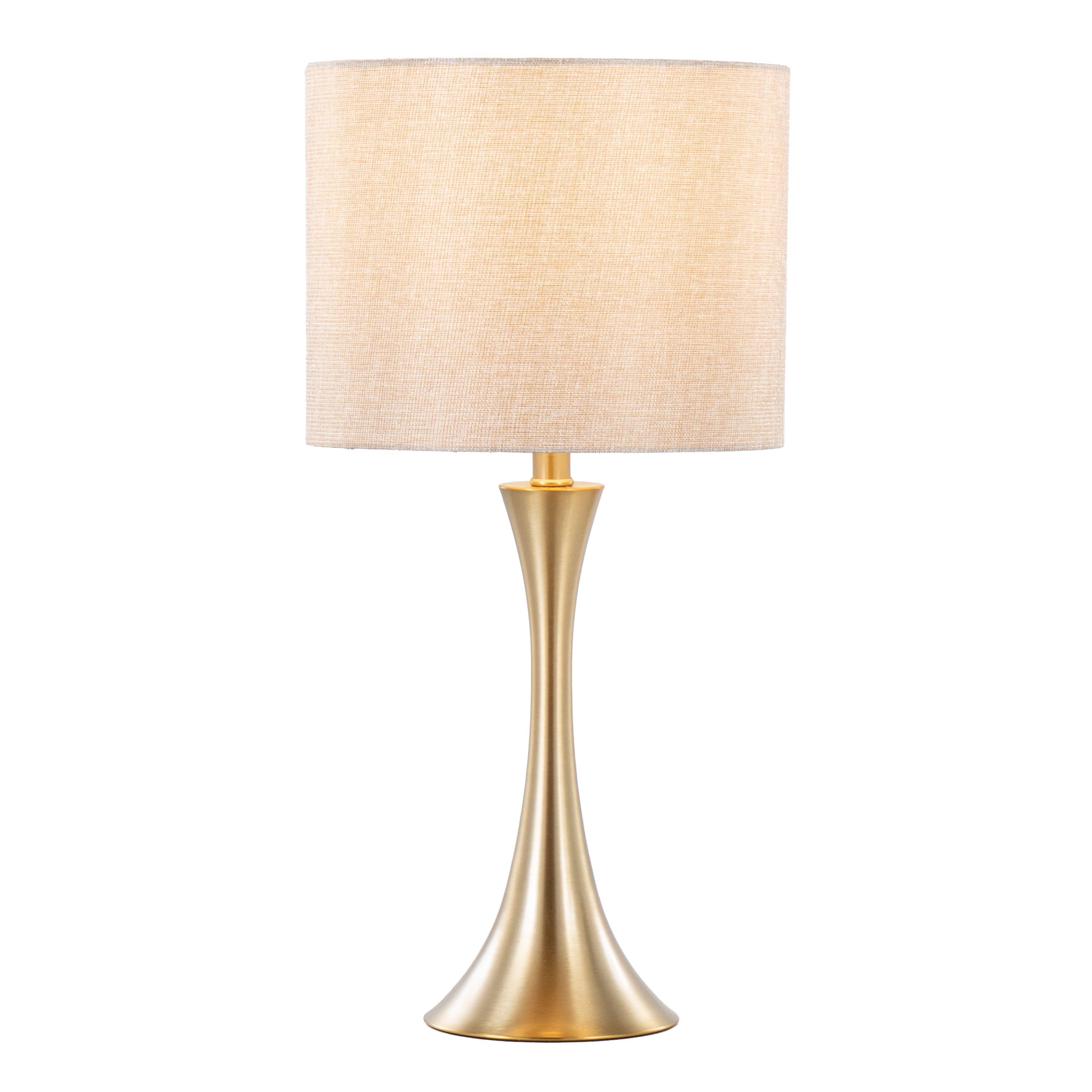 24" Contemporary Metal Table Lamp