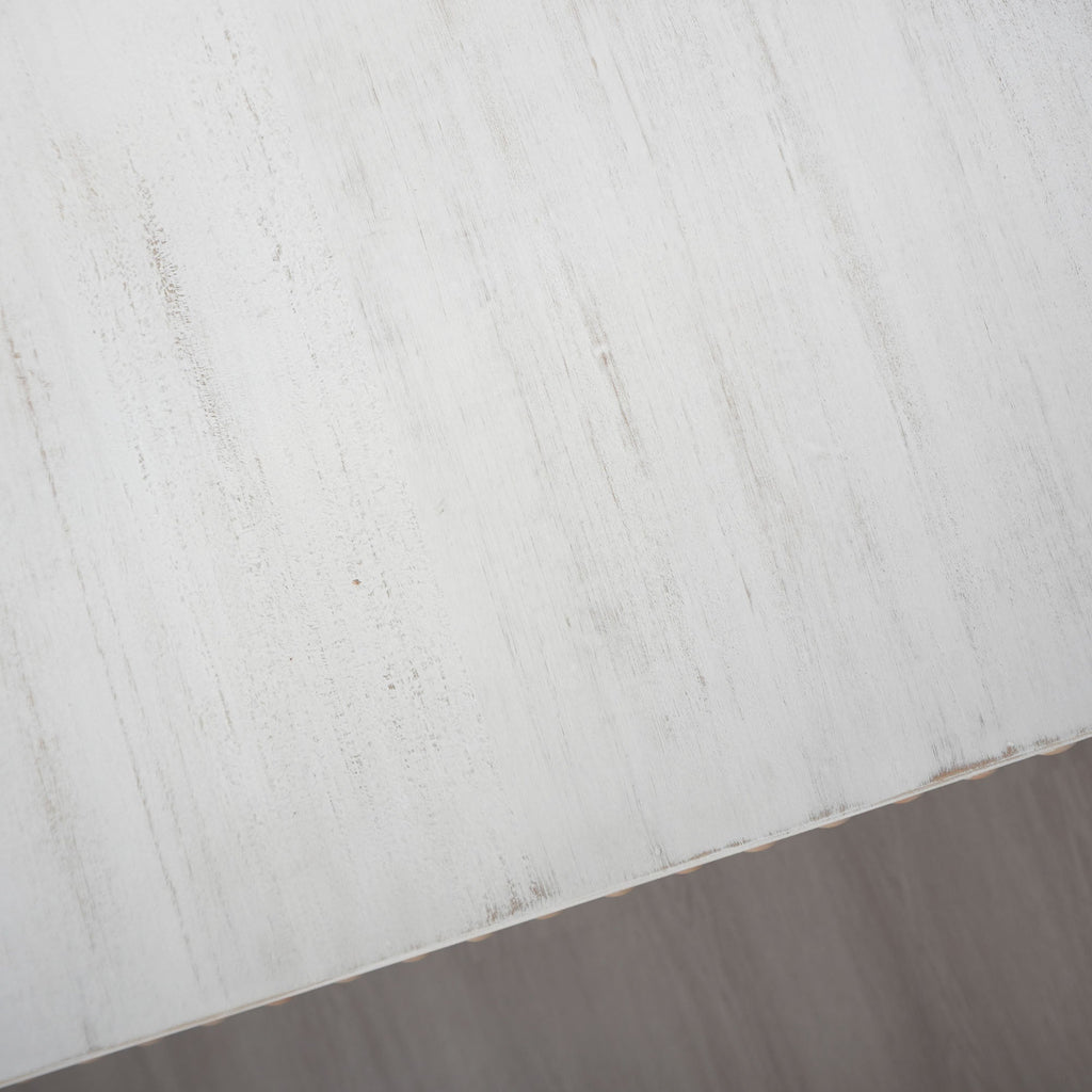 Washed White Console Table