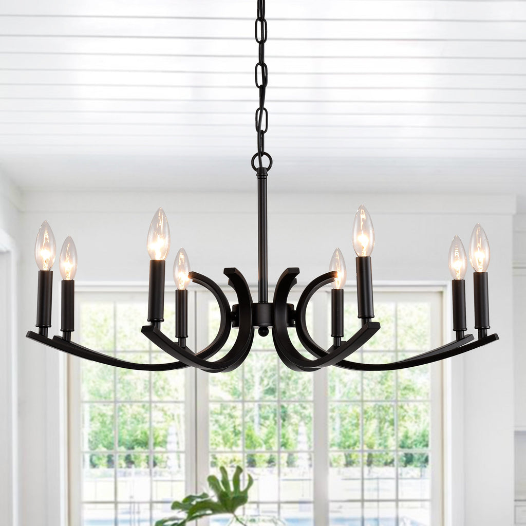 8-Light Farmhouse Chandelier