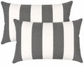 2 Pack Outdoor Lumbar Pillow Covers