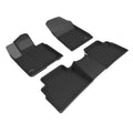 3D MAXpider 23-24 Kia Sportage FWD Gas Kagu Black Floor Mat - Row 1/2 L1KA07701509