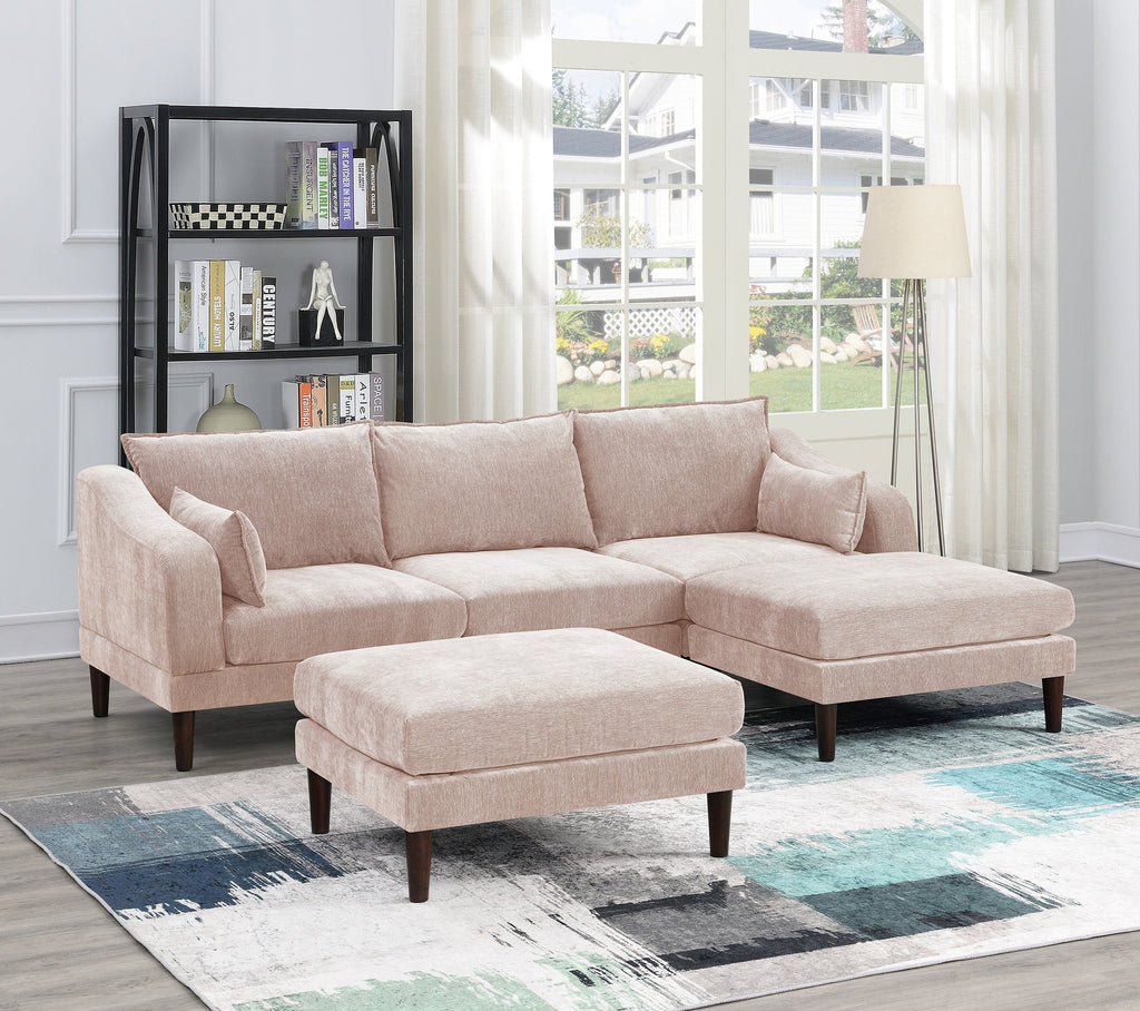 Contemporary 5-Piece Modular Sectional Set