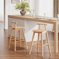 Grove Indoor Rubberwood Barstool