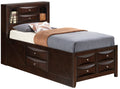 Marilla G1525G-TSB3 Twin Storage Bed - Cappuccino