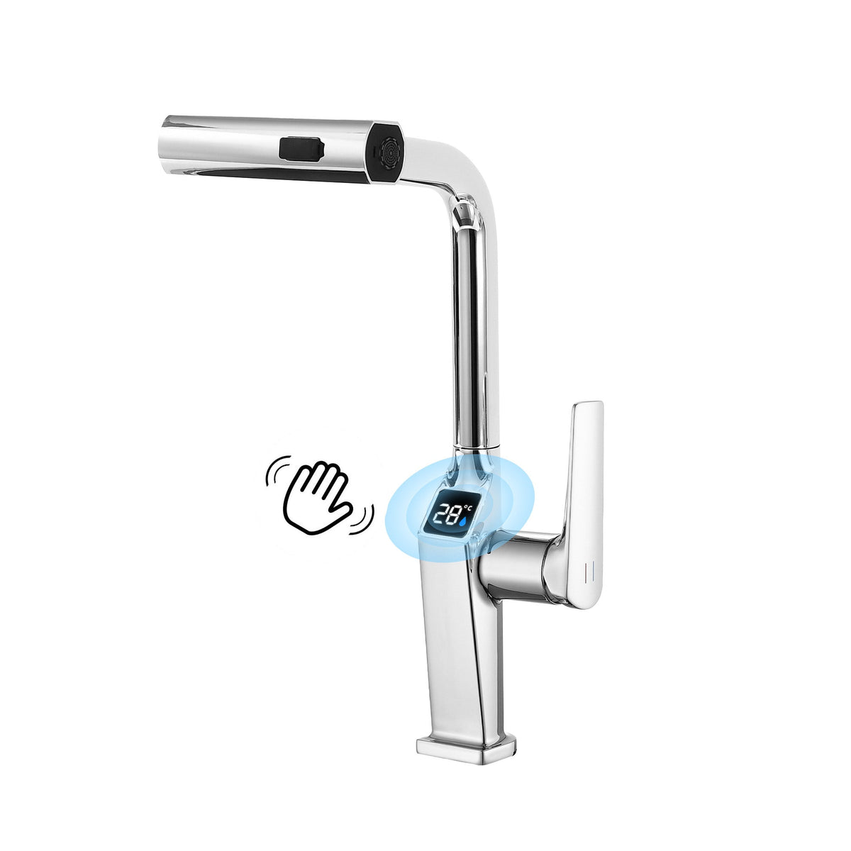 Touchless Chrome Kitchen Faucet