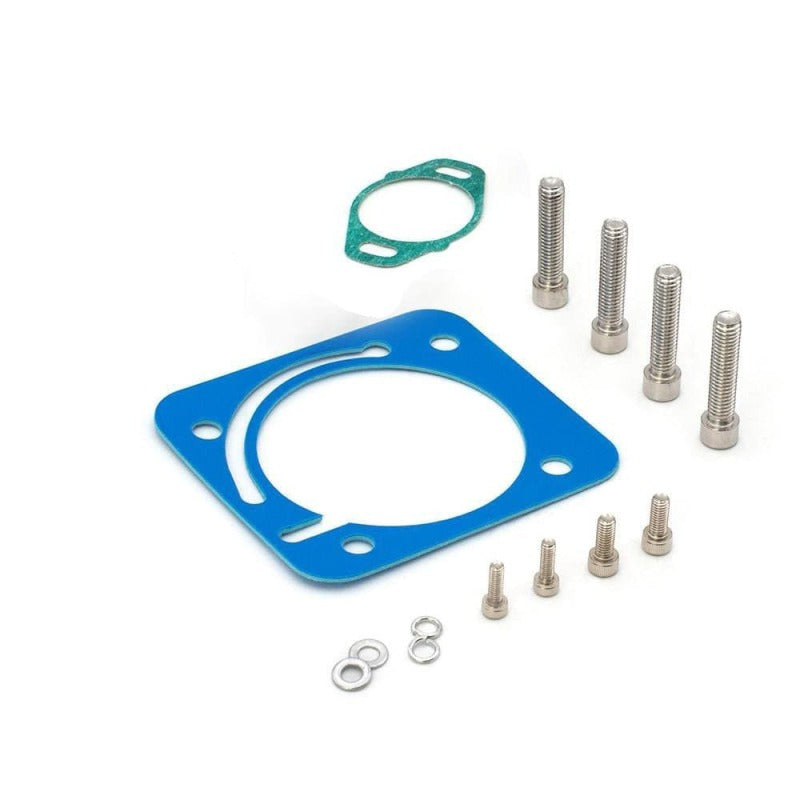 BLOX Racing Honda B/D/H/F Series Engines 70mm Silver Billet Throttle Body V2 BXIM-00202-SI-V2
