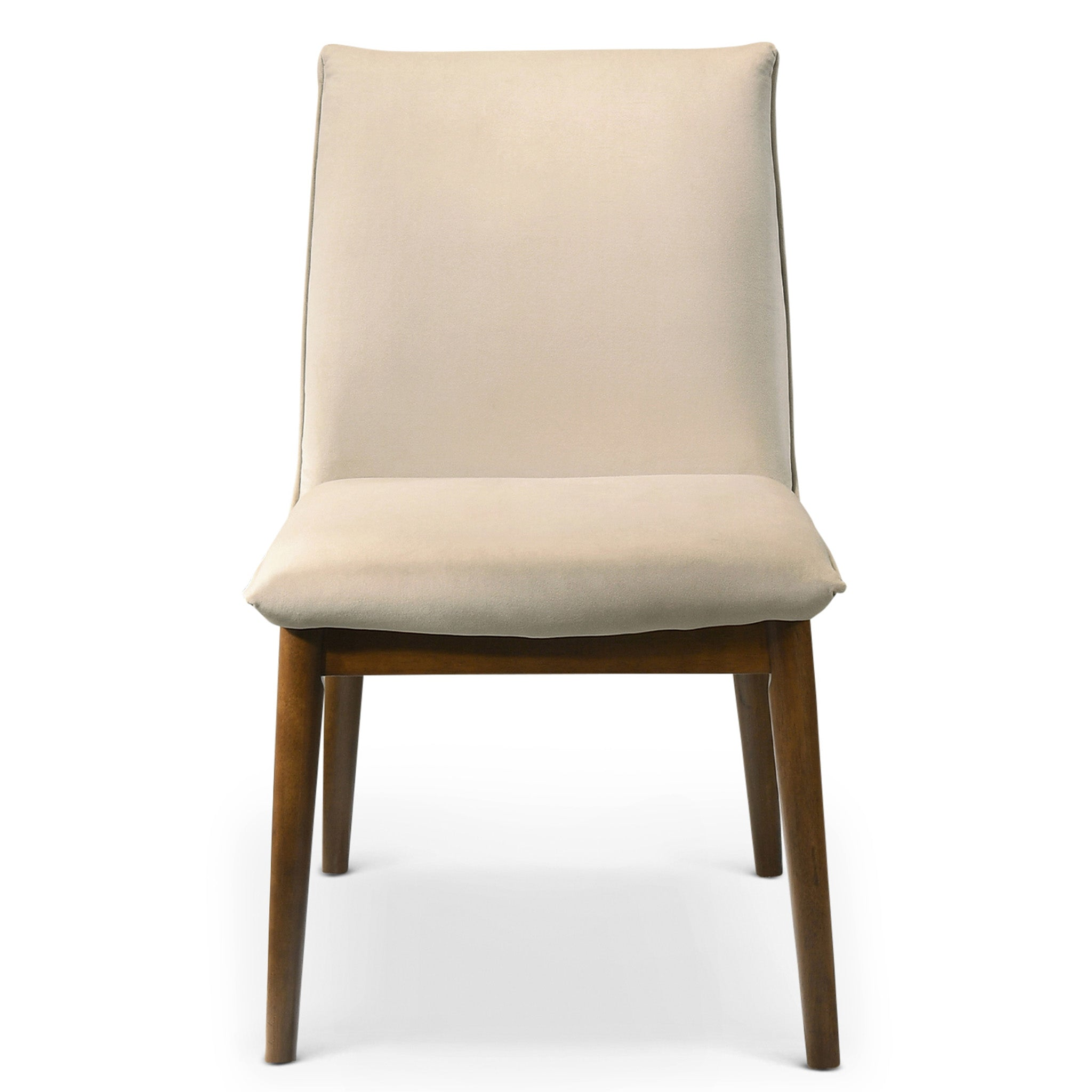 Monza Beige Velvet Dining Chair Set