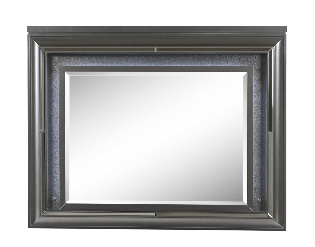 Sawyer Metallic Vanity & Dresser Mirror