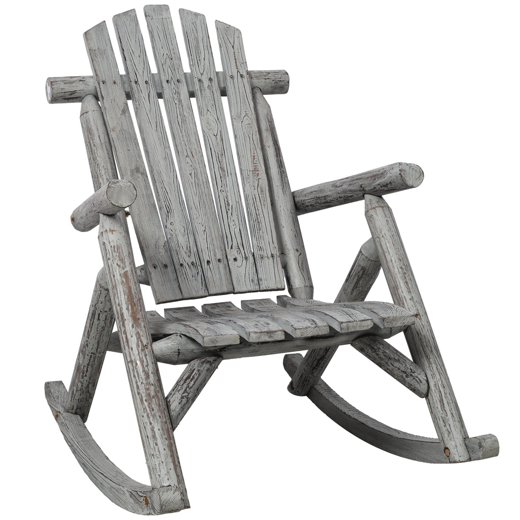 Wooden Porch Rocker Chair