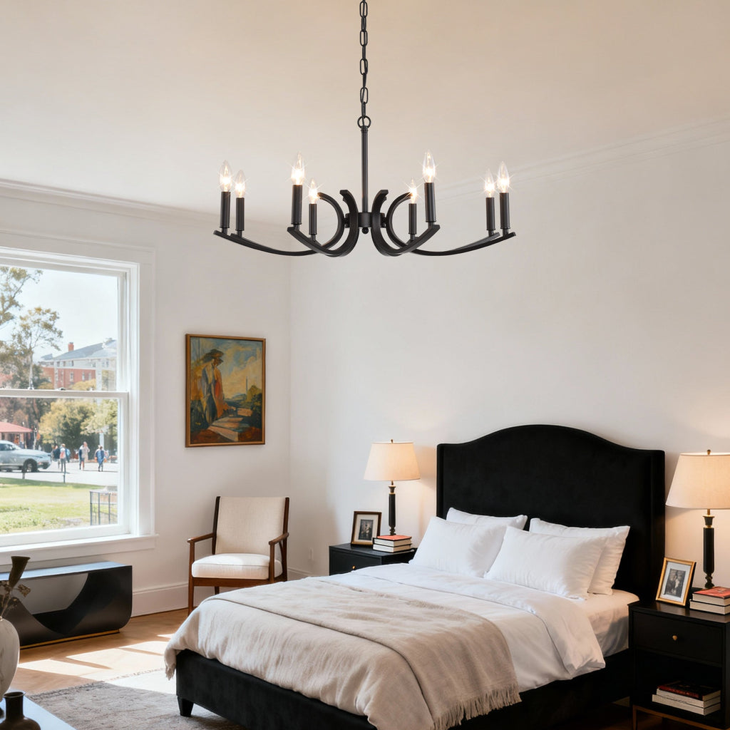 8-Light Farmhouse Chandelier