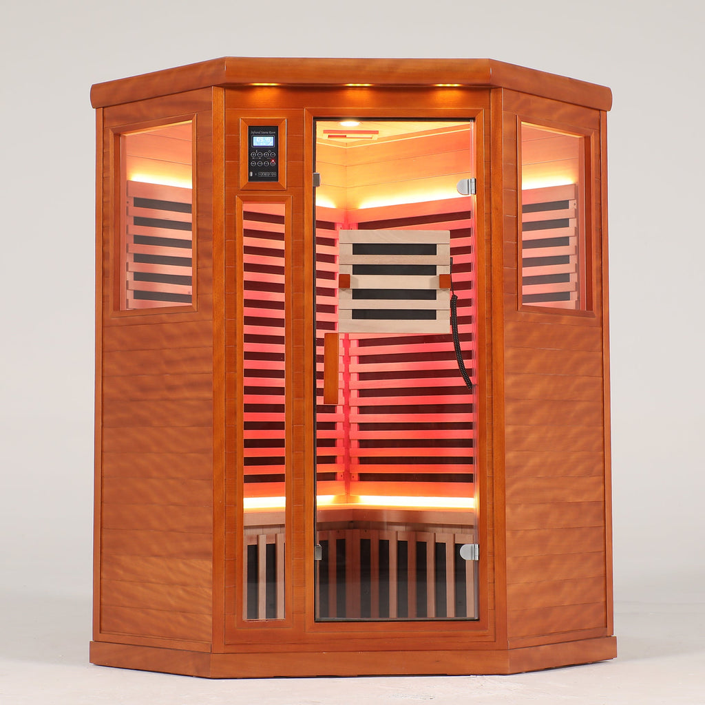 Two Person Far Infrared Corner Sauna Room