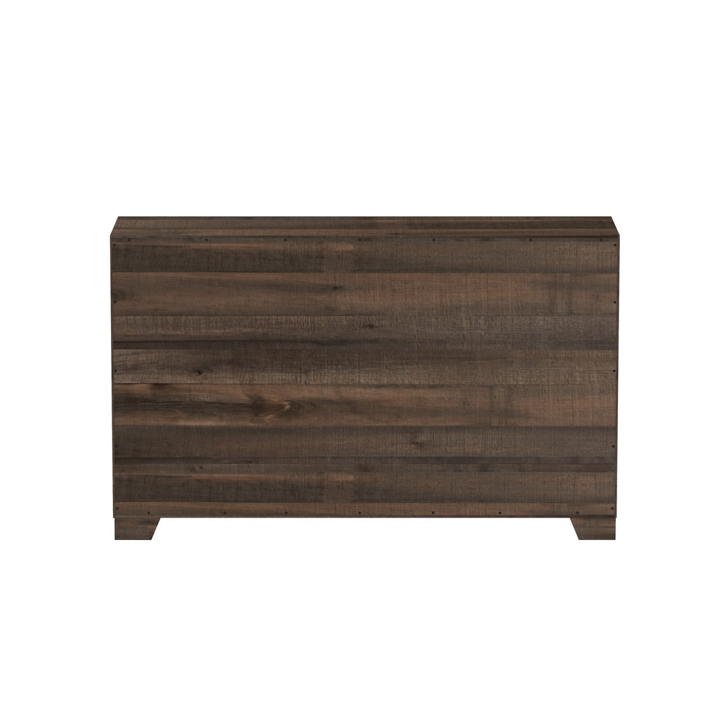 Brown 6-Drawer Dresser