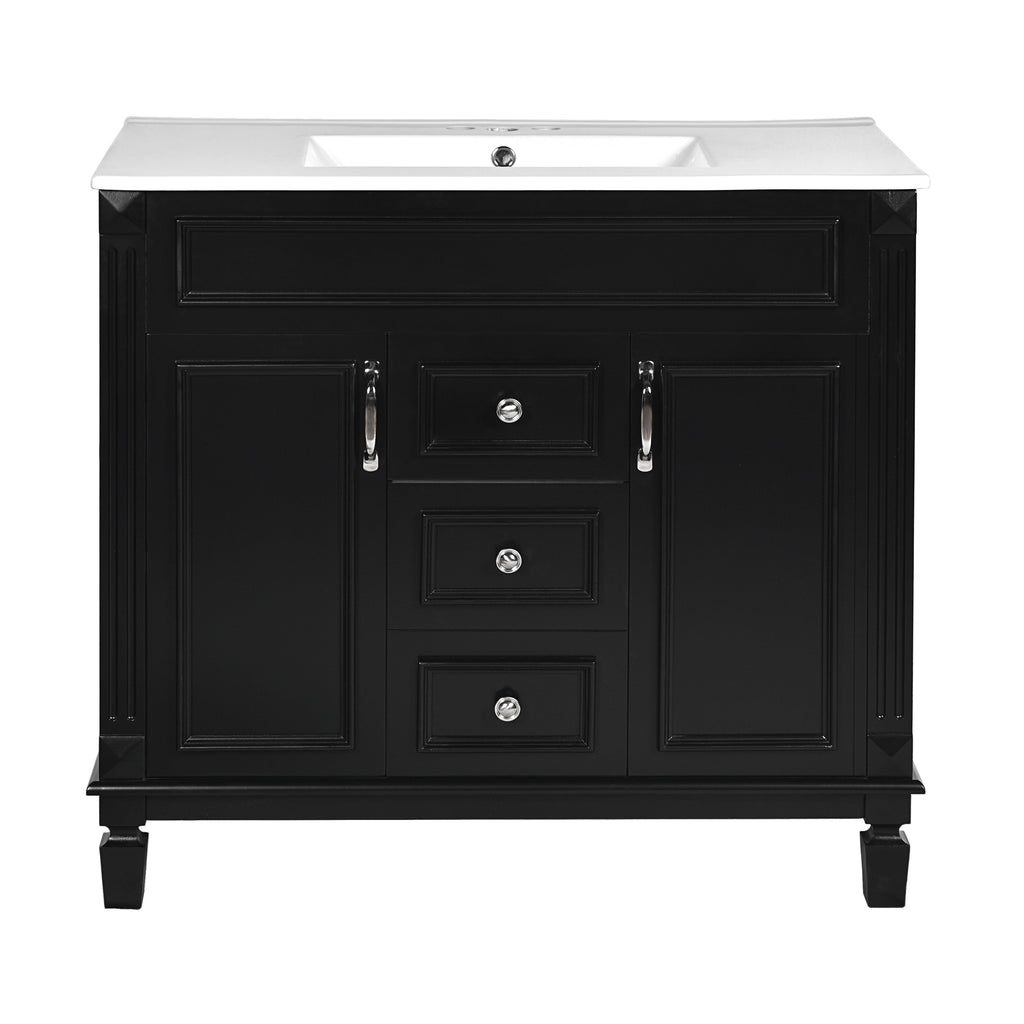 36" Bathroom Vanity with Top Sink