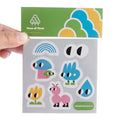Factory-printed Cute Cartoon Adhesive Stickers For Bullet Journals