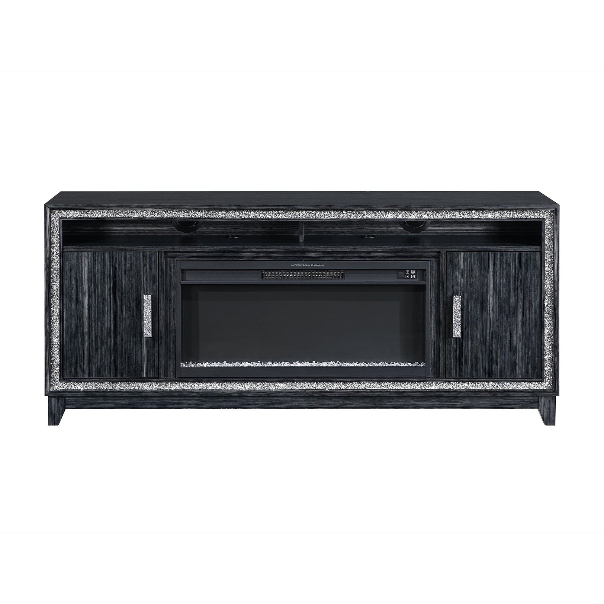 Almera Dark Indoor Fireplace