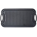 Pre-Seasoned Cast Iron Reversible Rectangular Grill/Griddle