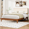 King Size Solid Dry Bamboo Wood 12 Inch Platform Bed