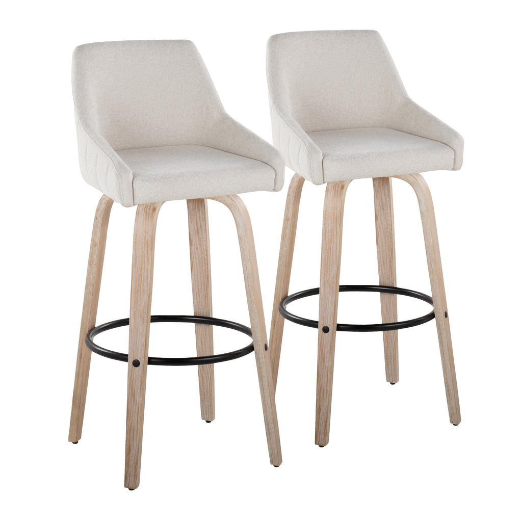 30" Fixed-Height Barstool with Swivel