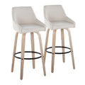 30" Fixed-Height Barstool with Swivel