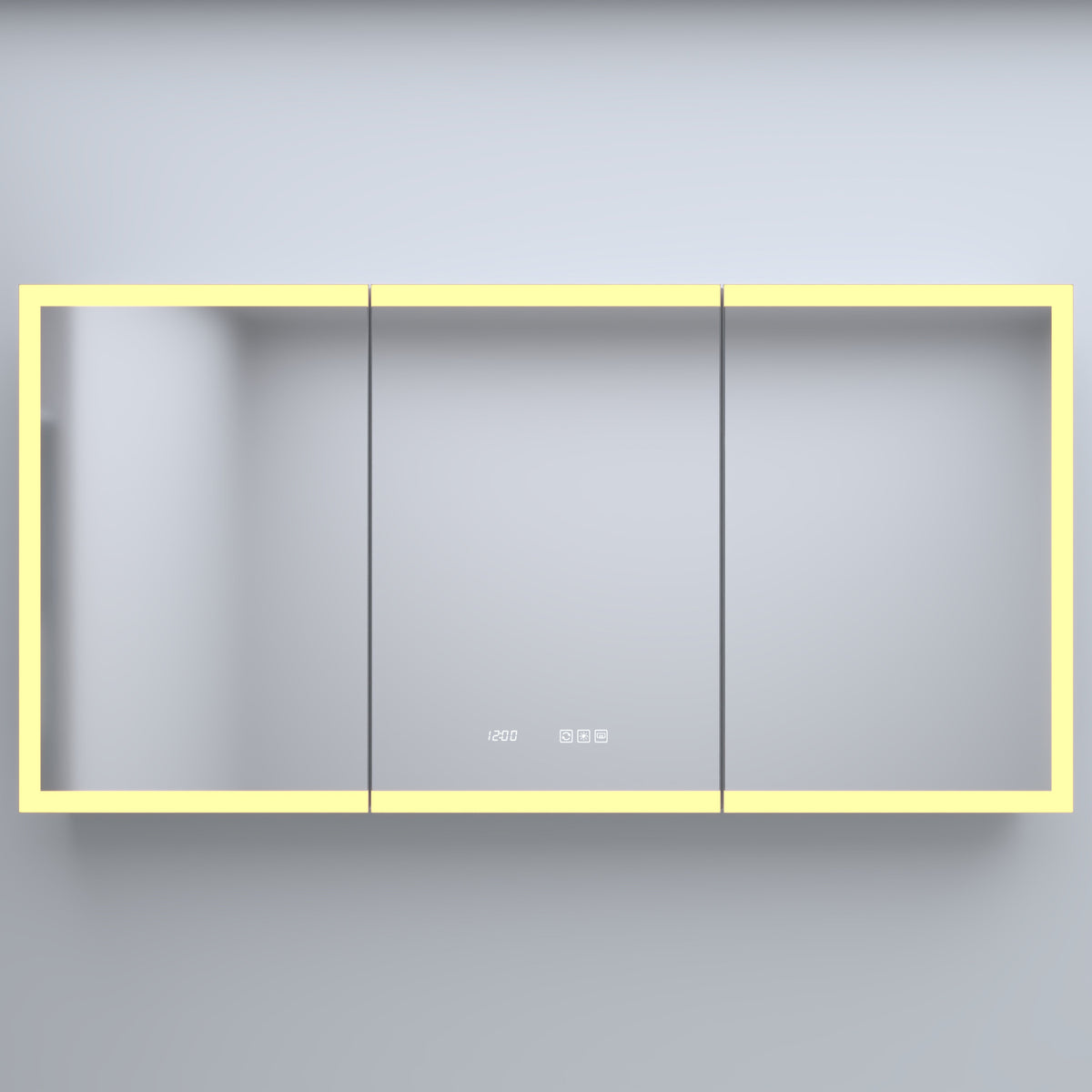 60 Inch W x 30 Inch H Rectangular LED Bathroom Mirror