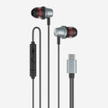 KP-236 Best-selling In-Ear Wired Headphones USB-C Universal For Phones PCs Heavy Bass High Audio Quality In-Line Controls In Stock