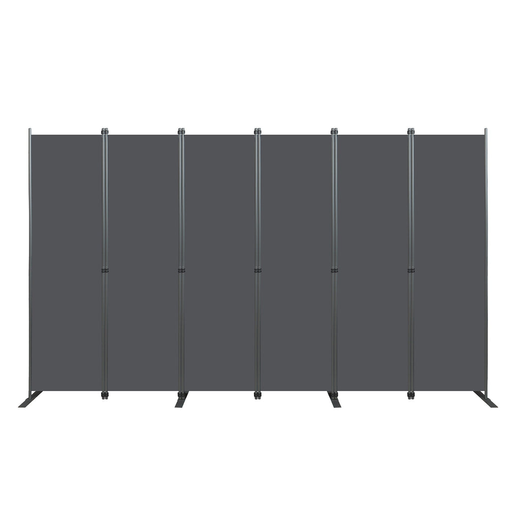 Room Divider 6-Panel - Black