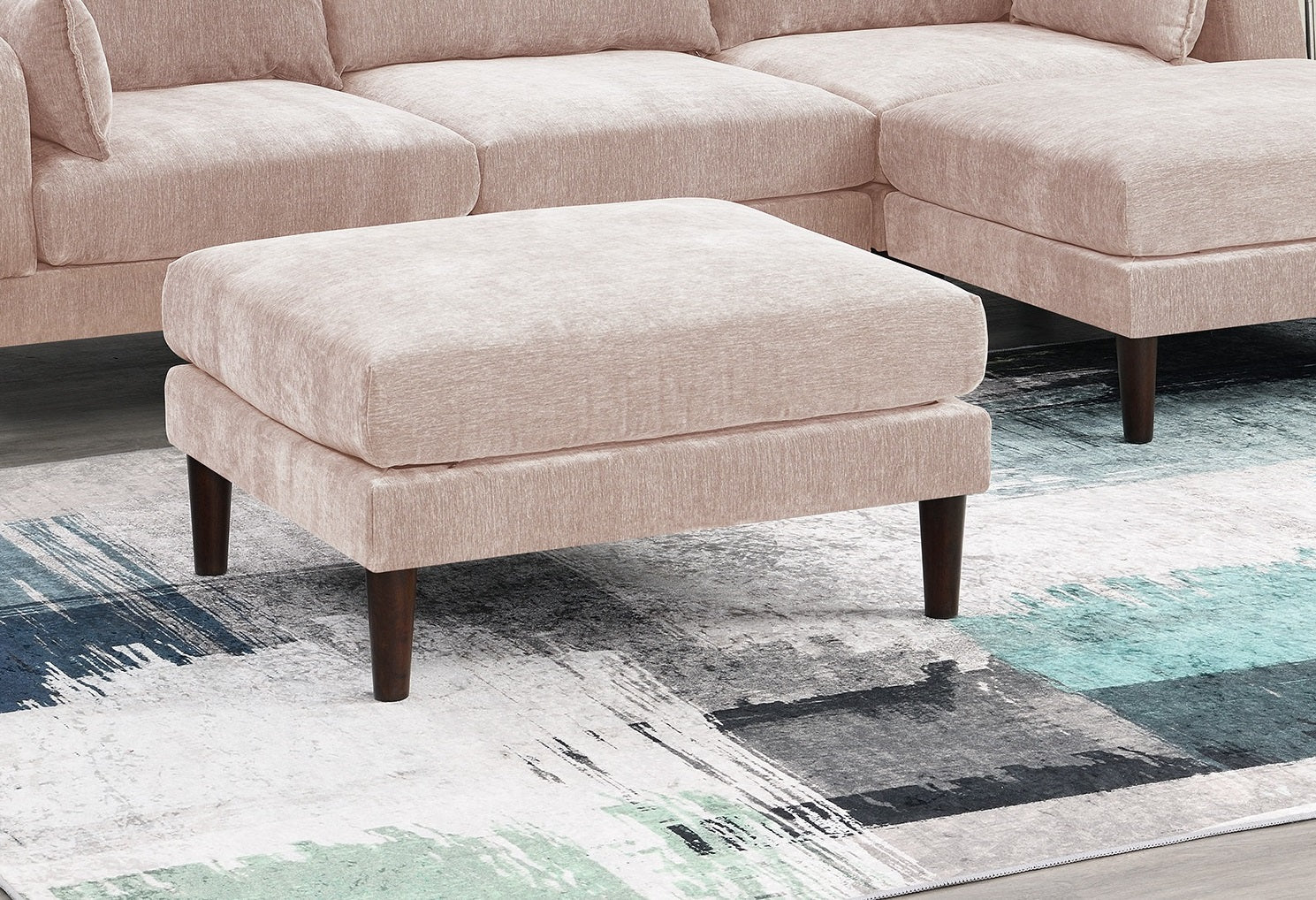Contemporary 5-Piece Modular Sectional Set