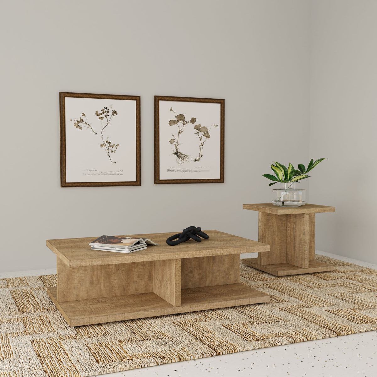 Metron Mango Square End Table