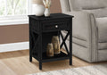 Accent Table – 2-Tier Side Table with Storage Drawer