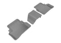 3D MAXpider 2017-2019 Mercedes-Benz E-Class Sedan W213 Kagu 2nd Row Floormats - Gray L1MB08821501