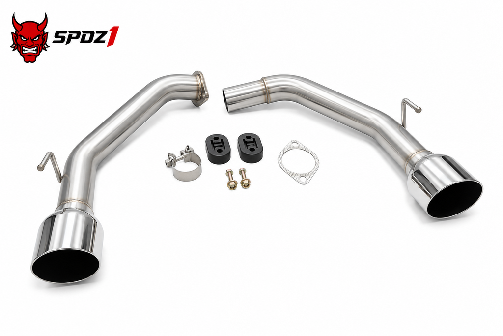 SPDZ1 Axle-Back Muffler Delete Exhaust — 2022+ Honda Civic 1.5T & 2023+ Acura Integra 1.5T