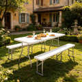 Foldable Picnic Table and Chairs Set