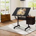 1500 Pieces Jigsaw Puzzle Table with Wheels - Black