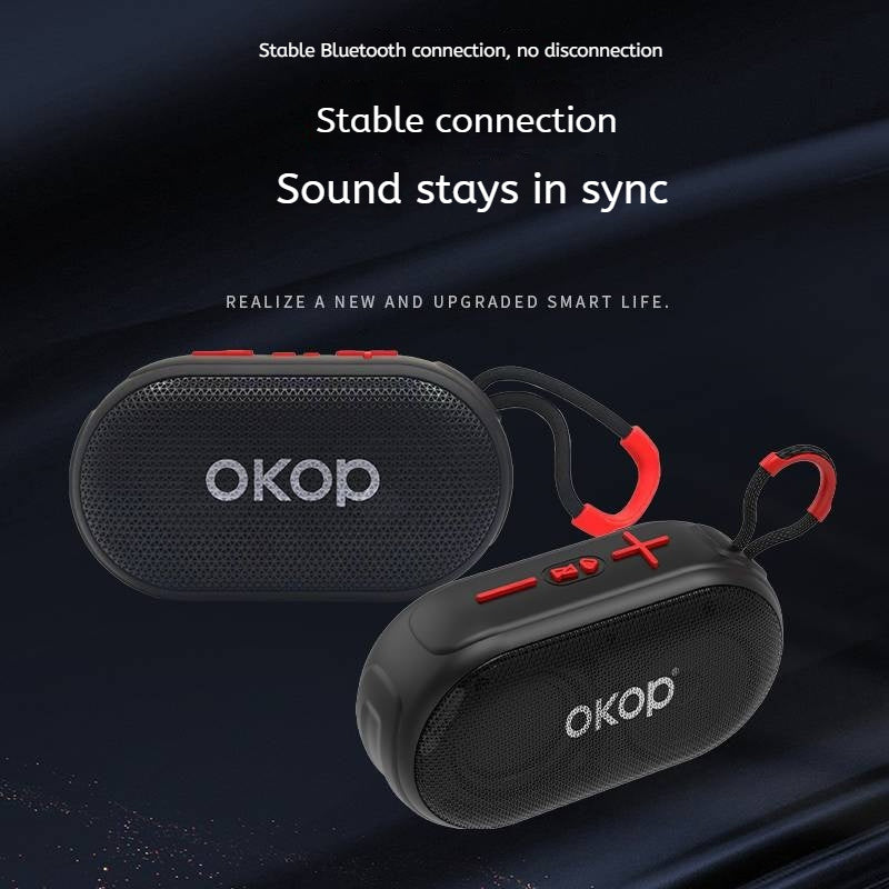 KP-813 Portable Outdoor Bluetooth Speaker With Handle High Quality Audio Deep Bass Wireless TF Card Support Cross-Border Model