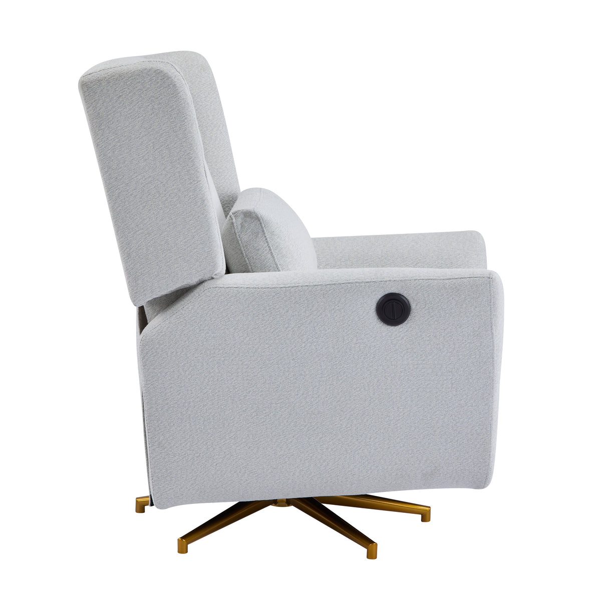 Upholstered 360° Swivel Power Recliner Chair