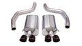 Corsa Performance 06-13 Chevrolet Corvette C6 Z06 7.0L V8 Black Sport Axle-Back Exhaust