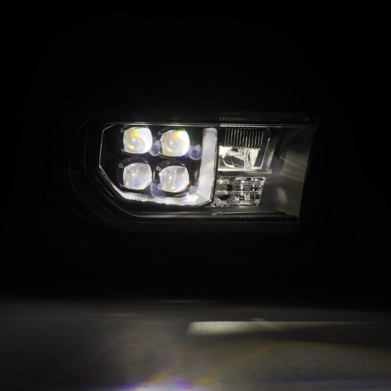 AlphaRex 07-13 Toyota Tundra / 08-17 Sequoia NOVA LED Proj HL Black w/Actv Light Seq. Sig + DRL 880818 *Discontinued