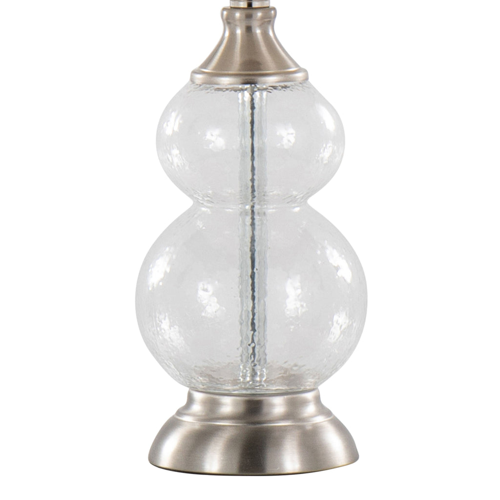 Belle 20" Contemporary Glass Accent Lamp