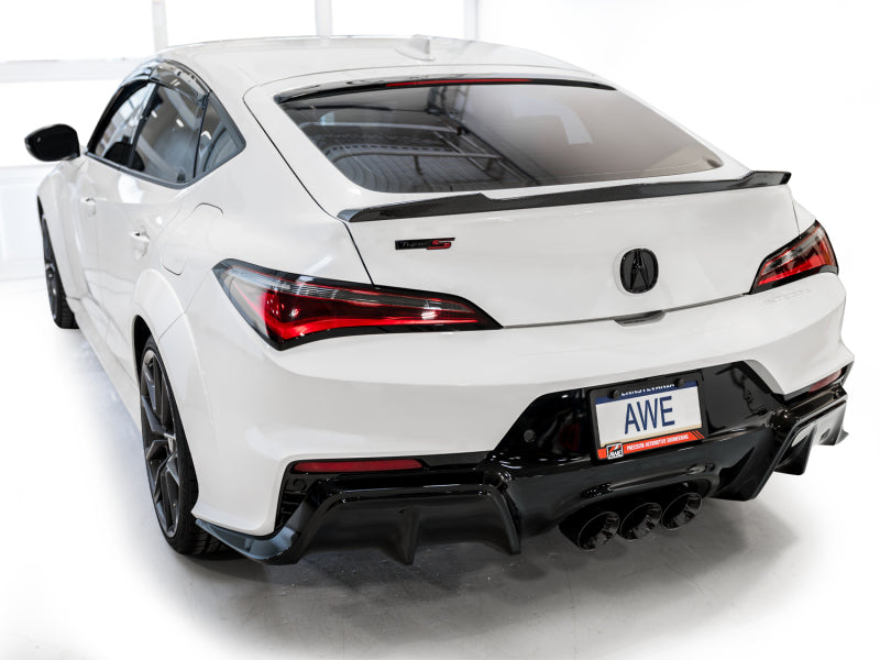 AWE Tuning 2024 Acura Integra Type S DE5 FWD Touring Edition Exhaust w/ Triple Diamond Black Tips 3015-53335