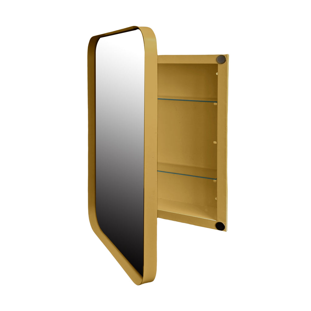 16x24 Inch Recessed Metal Framed Medicine Cabinet