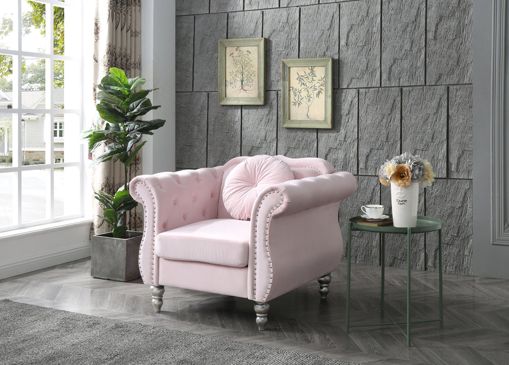 Chic Transitional Accent Chair